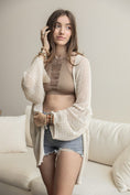 Load image into Gallery viewer, DS-Sierra Knit Netted Cardigan
