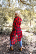 Load image into Gallery viewer, DS-Lightweight Buffalo Check Kimono
