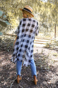 Load image into Gallery viewer, DS-Lightweight Buffalo Check Kimono
