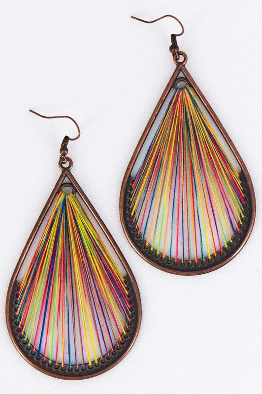 A Rainbow Drop Earring