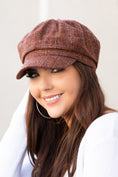 Load image into Gallery viewer, Plaid Newsboy Hat
