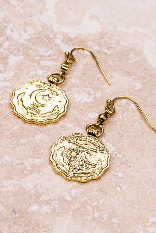 Simone Coin Earring