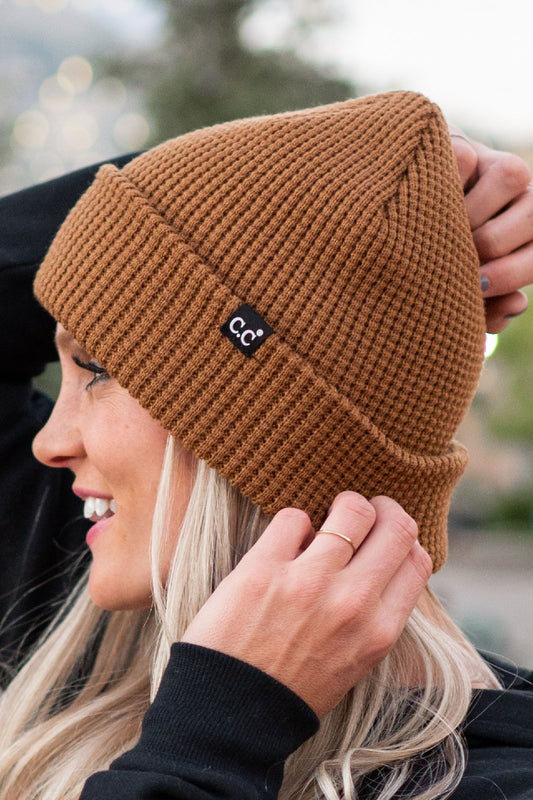 C.C Waffle Knit Beanie