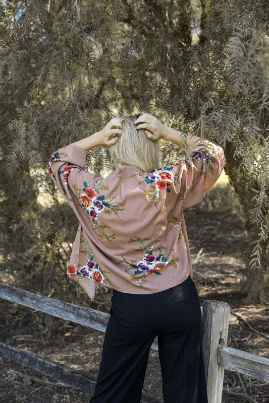 DS-Lush Rose Kimono