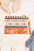 Load image into Gallery viewer, Aztec Boho Clutch
