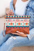 Load image into Gallery viewer, Aztec Boho Clutch
