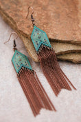 Load image into Gallery viewer, Life's A Trip Boho Embossed Earrings
