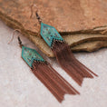 Load image into Gallery viewer, Life's A Trip Boho Embossed Earrings
