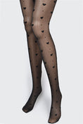 Load image into Gallery viewer, Dark and Moody Heart Tights
