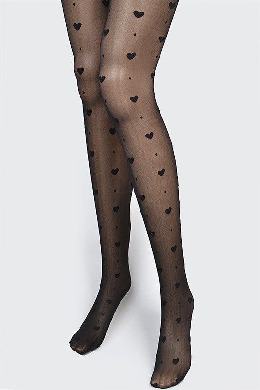 Dark and Moody Heart Tights