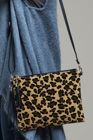 Leopard Crossbody/Clutch Bag