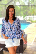 Load image into Gallery viewer, Moroccan Surplice Blouse
