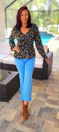 Load image into Gallery viewer, Falling For Retro Floral Blouse
