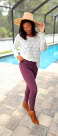 Load image into Gallery viewer, Plum Hyper Stretch YMI Skinny's

