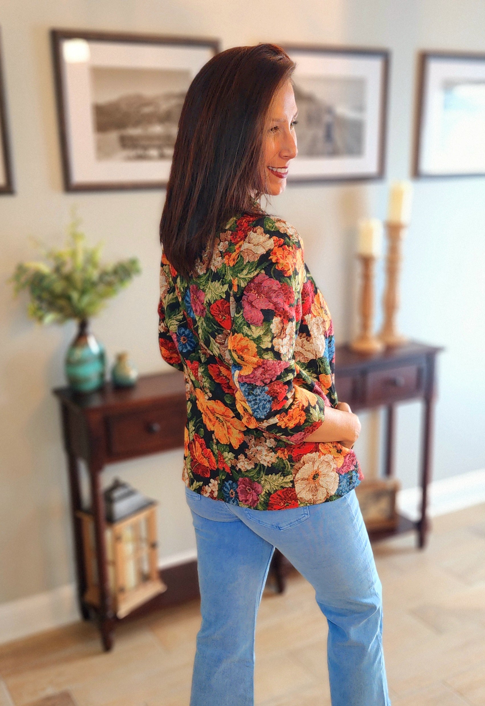 Not Your Grandmas Vintage Embroidered Blazer