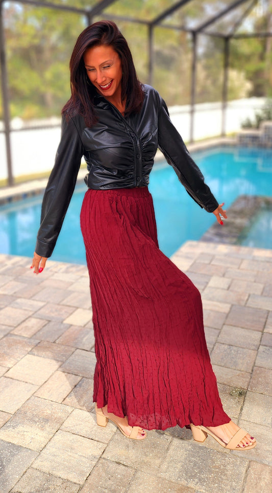 Scarlett Tufted Maxi Skirt