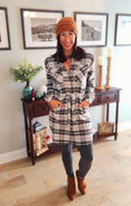 Load image into Gallery viewer, Veracci Plaid Shirt Dress
