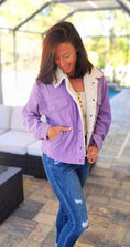 Load image into Gallery viewer, Feeling Fresh Lavender Corduroy Jacket
