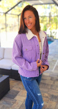 Load image into Gallery viewer, Feeling Fresh Lavender Corduroy Jacket
