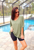 Load image into Gallery viewer, Olive Oversized Tee

