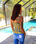 Load image into Gallery viewer, Golden Road Floral Top

