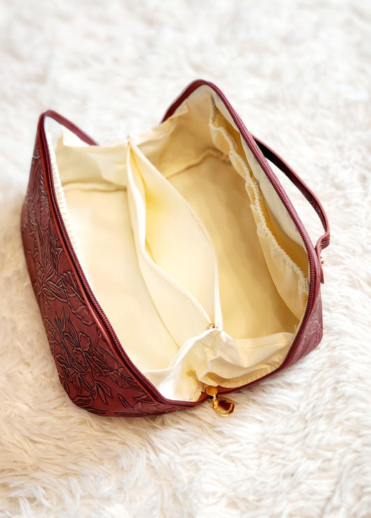 FF-Life In Luxury Large Capacity Cosmetic Bag in Tan
