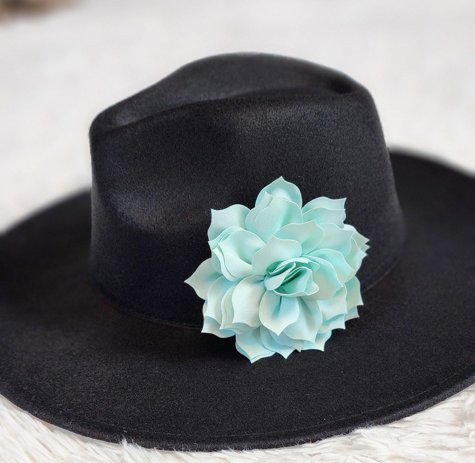 Blue Silk Flower Centerpiece