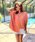 Load image into Gallery viewer, Sunkissed Tencel Button Up Top
