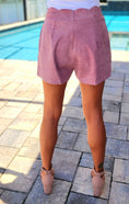 Load image into Gallery viewer, Sierra Mauve Scalloped Shorts
