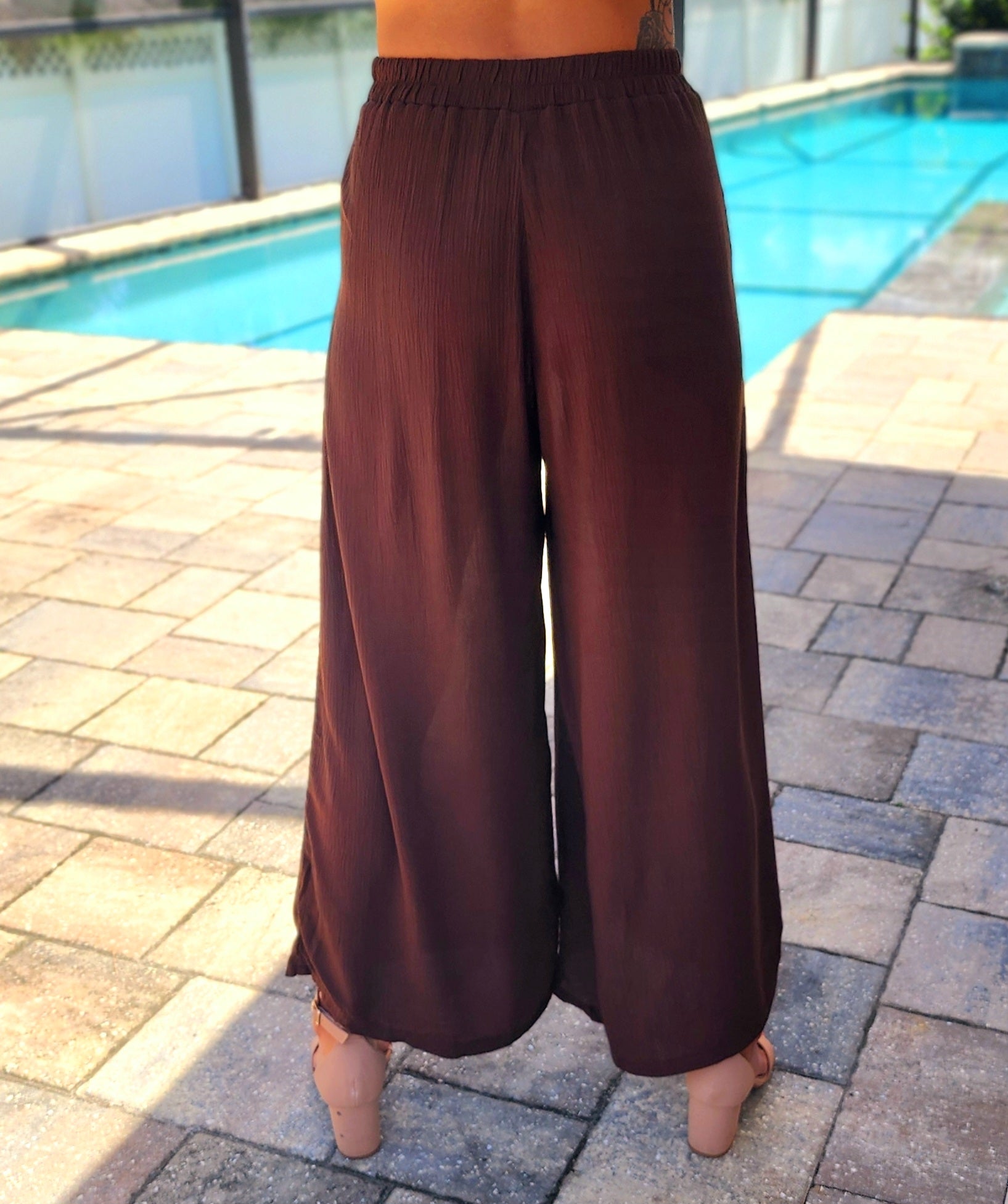 Chocolate Delight Wide Leg Pant