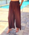 Load image into Gallery viewer, Chocolate Delight Wide Leg Pant
