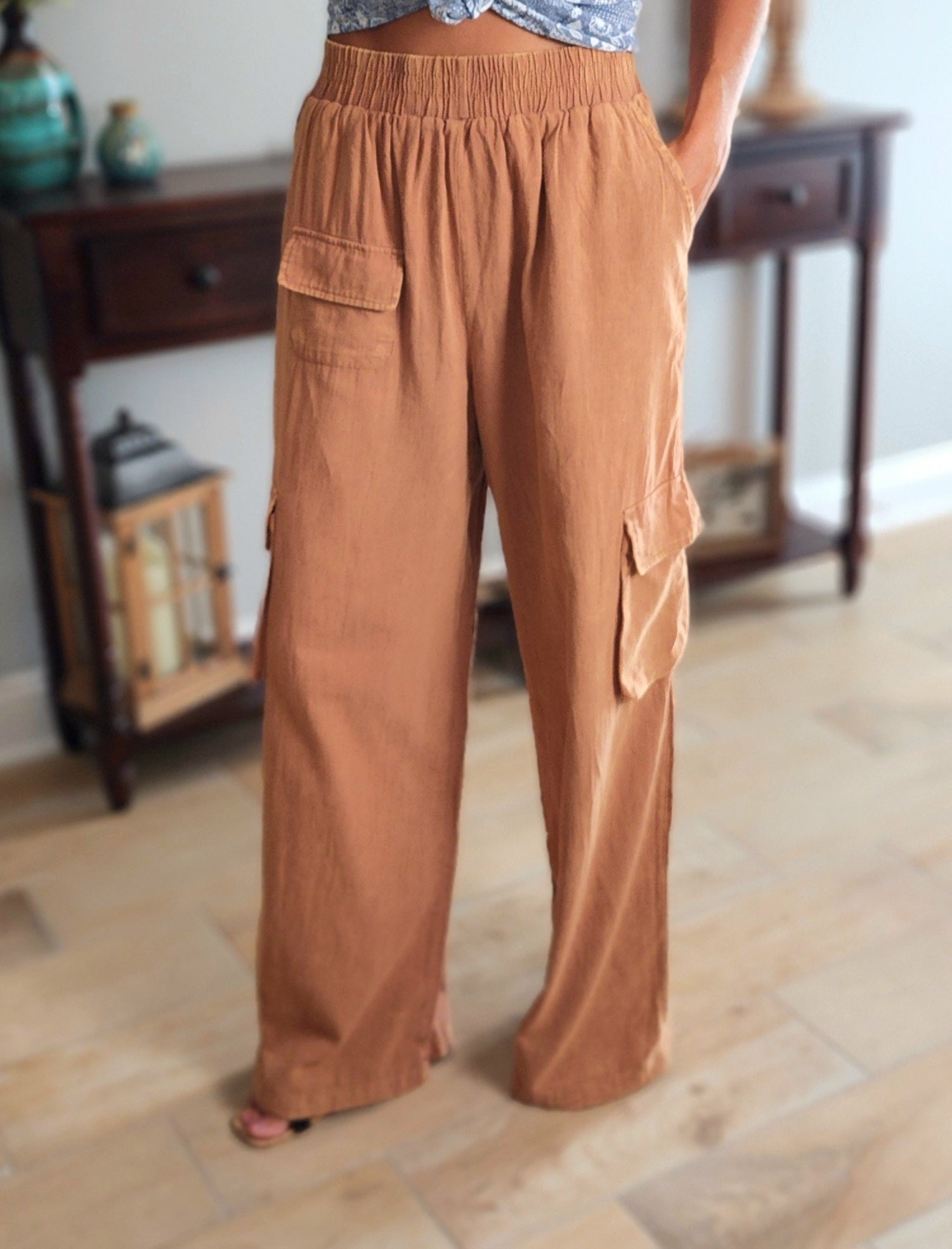 DS-Riley Mineral Washed Cargo Pants