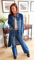 Load image into Gallery viewer, DS-  Blue Age Trench Denim Jacket
