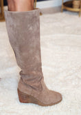 Load image into Gallery viewer, DS- Nevaeh Wedge Knee High Boots
