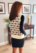 Load image into Gallery viewer, Dara Houndstooth Sweater Vest
