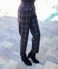 Load image into Gallery viewer, Plaid Pull On Dress Pants
