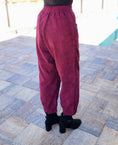 Load image into Gallery viewer, Dark Plum Corduroy Pants
