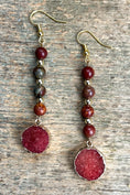 Load image into Gallery viewer, Zambia Mahogany Earrings
