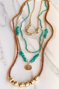 Load image into Gallery viewer, Daphne Necklace Aquamarine
