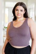 Load image into Gallery viewer, DS-Fundamentals Ribbed Seamless Reversible Tank in Brown
