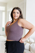 Load image into Gallery viewer, DS-Fundamentals Ribbed Seamless Reversible Tank in Brown

