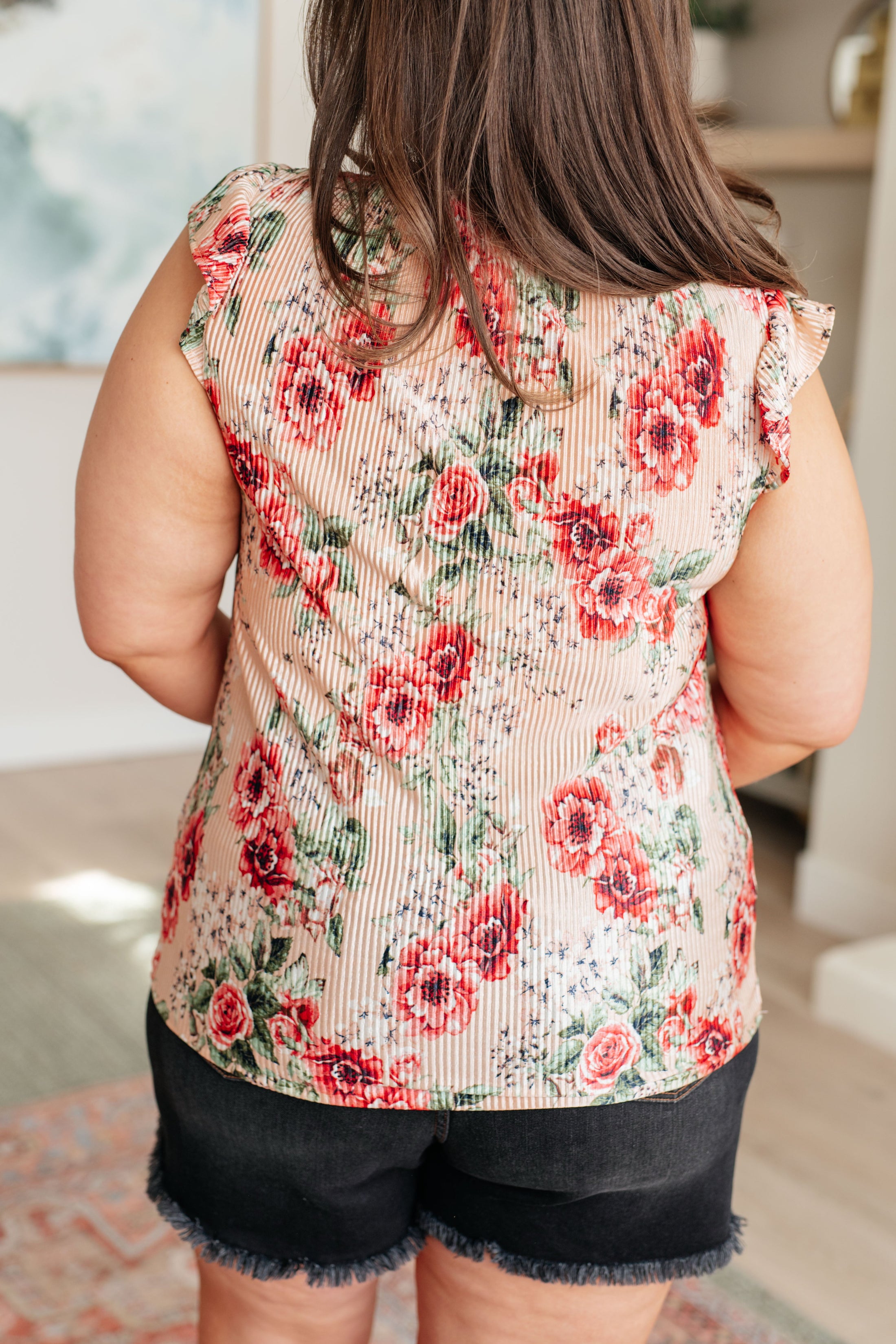 FF-Making Me Blush Floral Top