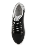 Load image into Gallery viewer, DS-Claude Faux Leather Back Panel Detail Sneakers
