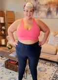 Load image into Gallery viewer, Desert Rose Sports Bra- Curvy Options
