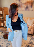 Load image into Gallery viewer, Spring Blue Classic Blazer

