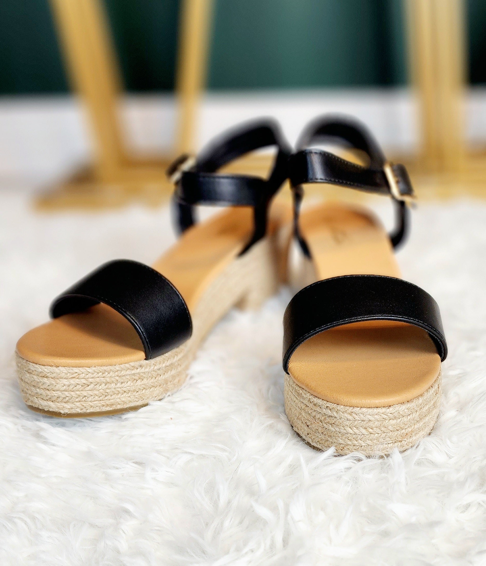 Jaylen Burlap Sandal