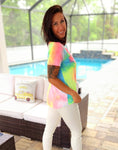 Load image into Gallery viewer, Neon Tie Dye Top

