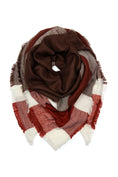 Load image into Gallery viewer, Burgundy Blanket Scarf
